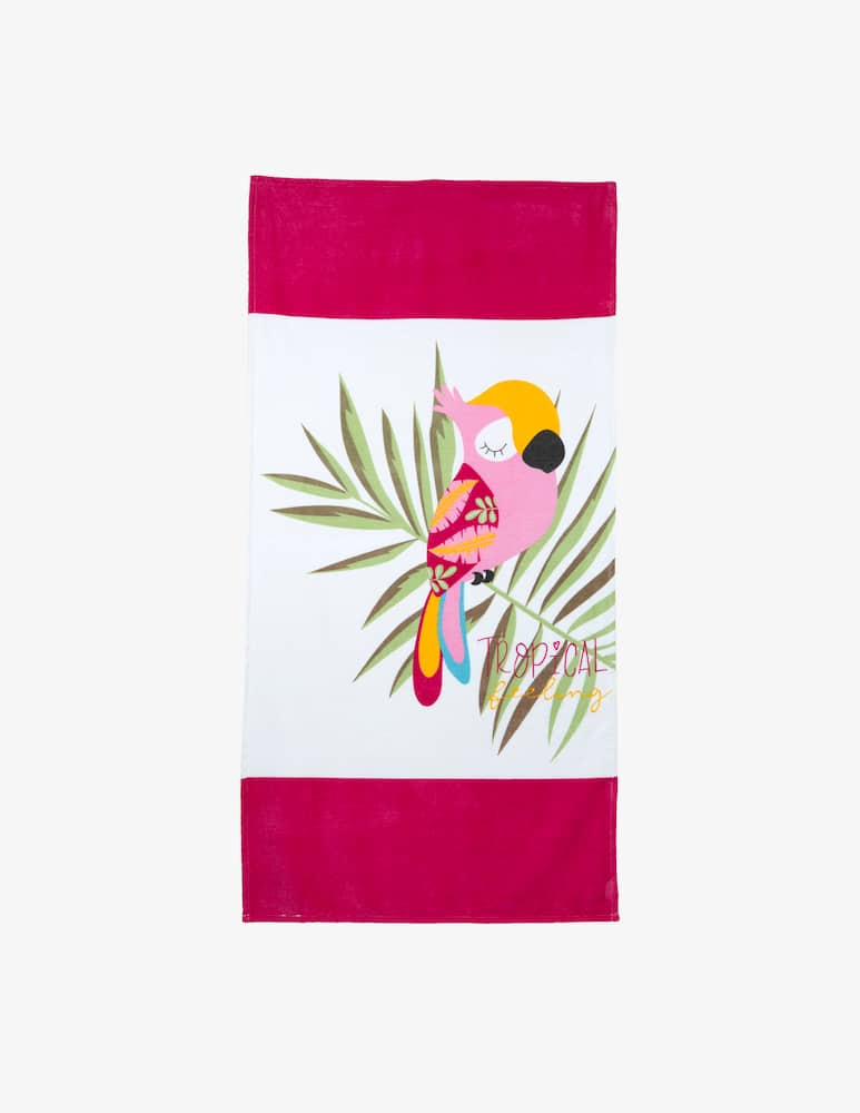 rinascente Chicco Parrot beach towel