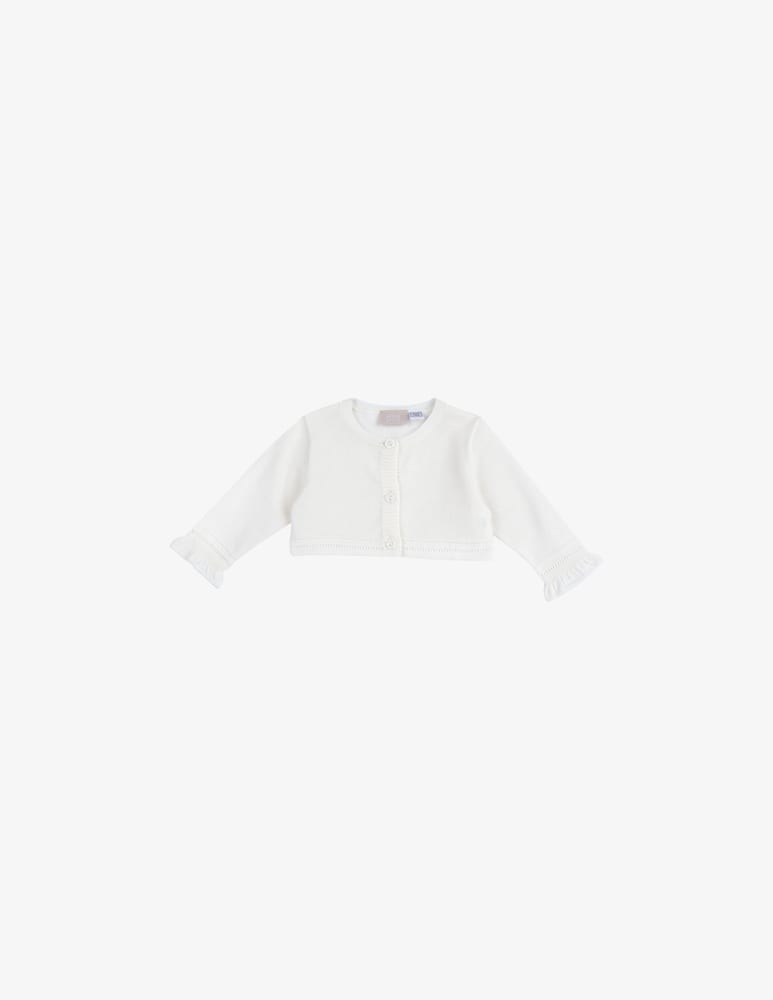 rinascente Chicco Cardigan with Ruffle Trim