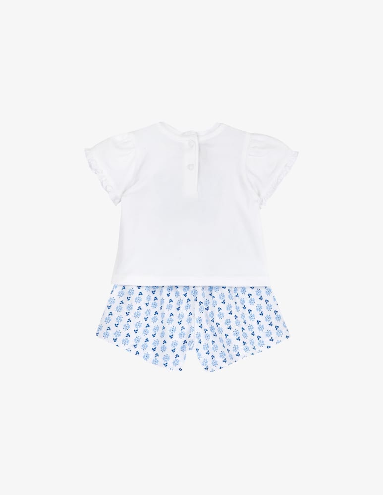 rinascente Chicco Butterfly t-shirt and shorts
