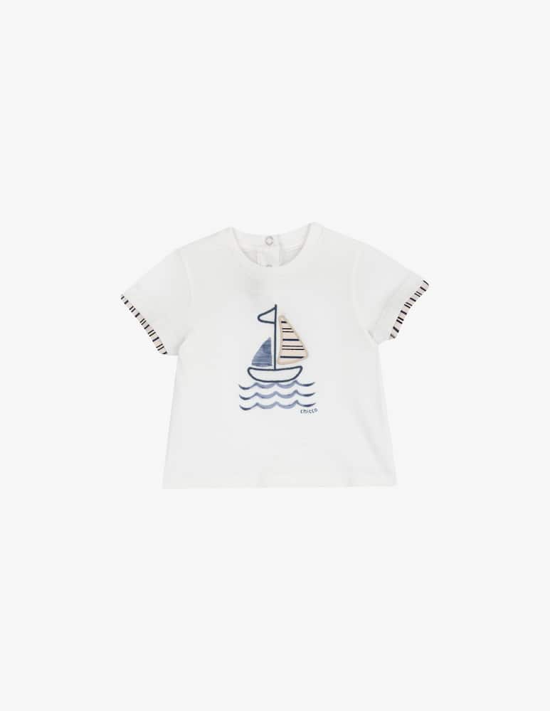 rinascente Chicco Maglietta con barca a vela