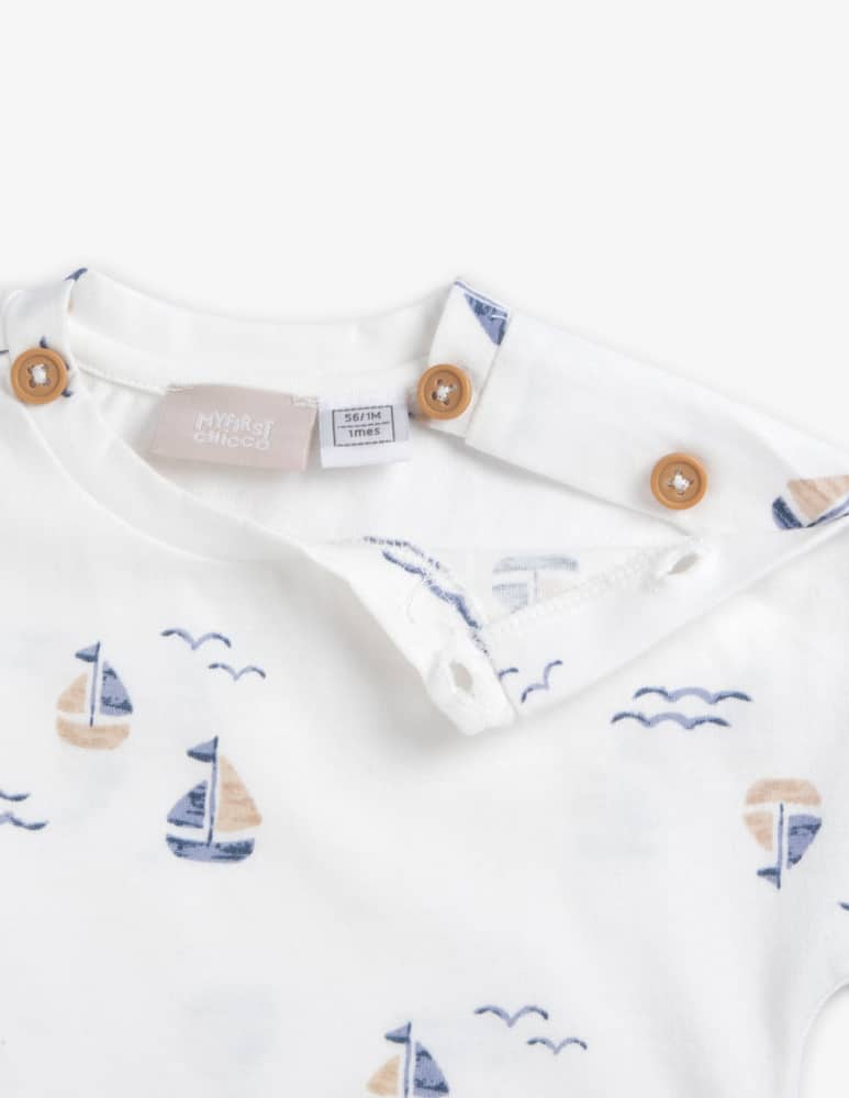 rinascente Chicco Sailboat t-shirt and shorts