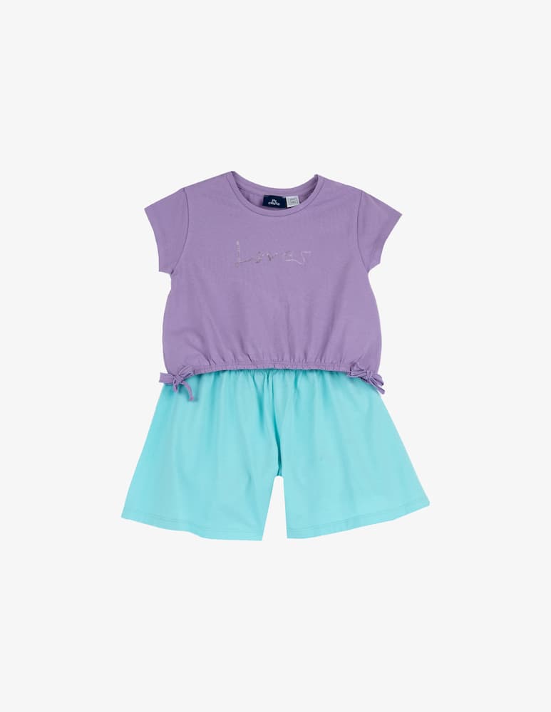 rinascente Chicco Love t-shirt and shorts set
