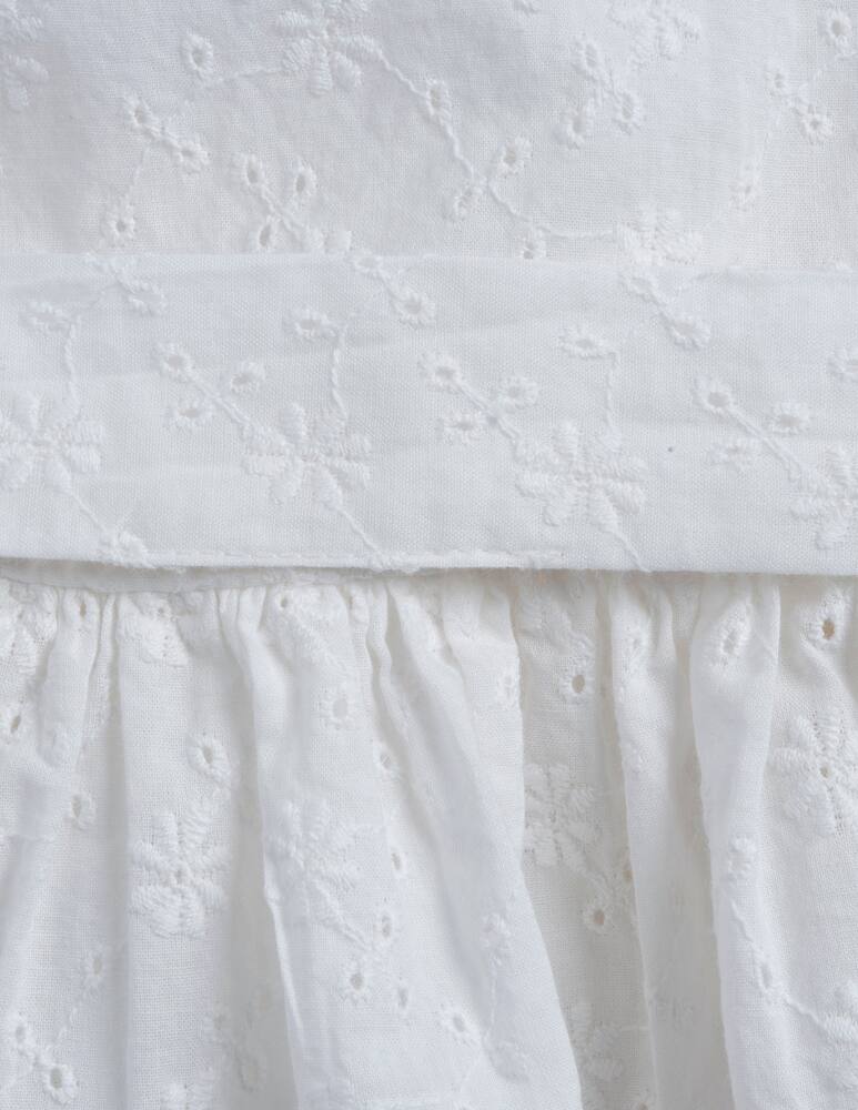 rinascente Chicco Eyelet short-sleeve dress