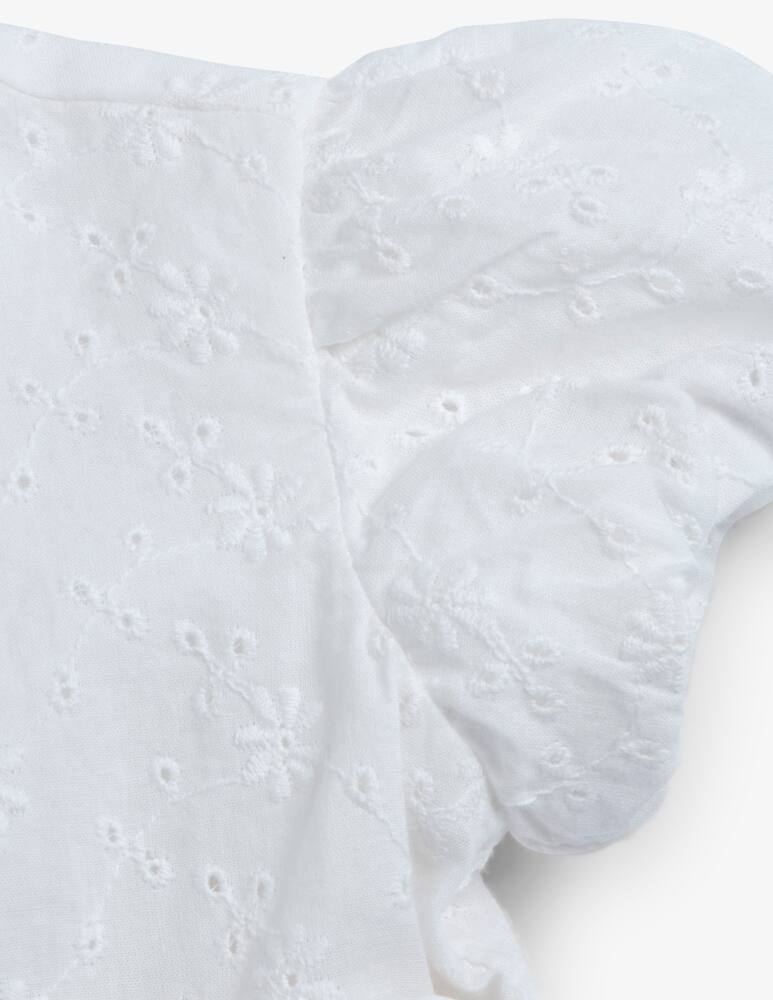 rinascente Chicco Eyelet short-sleeve dress