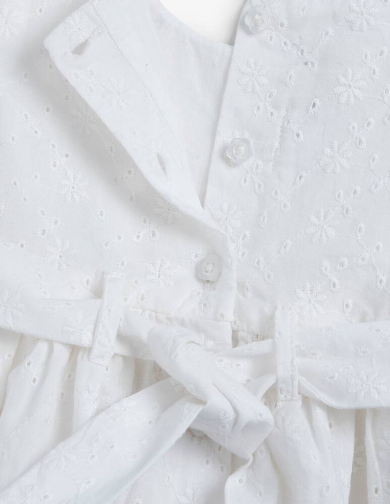 rinascente Chicco Eyelet short-sleeve dress