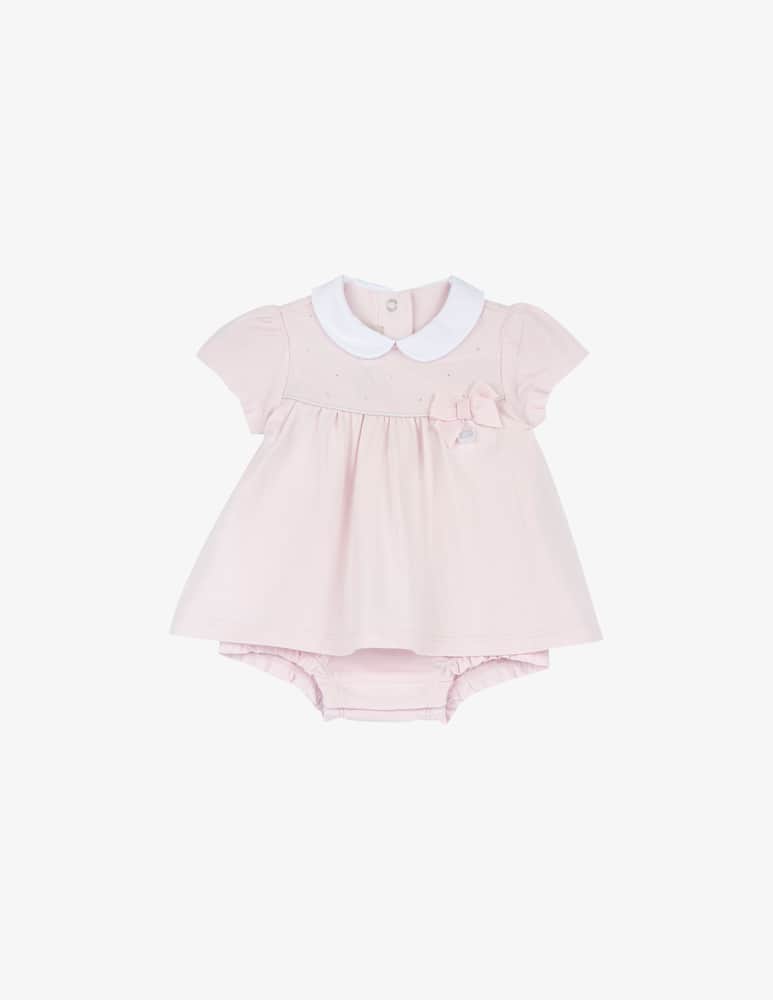 rinascente Chicco Peter Pan collar playsuit