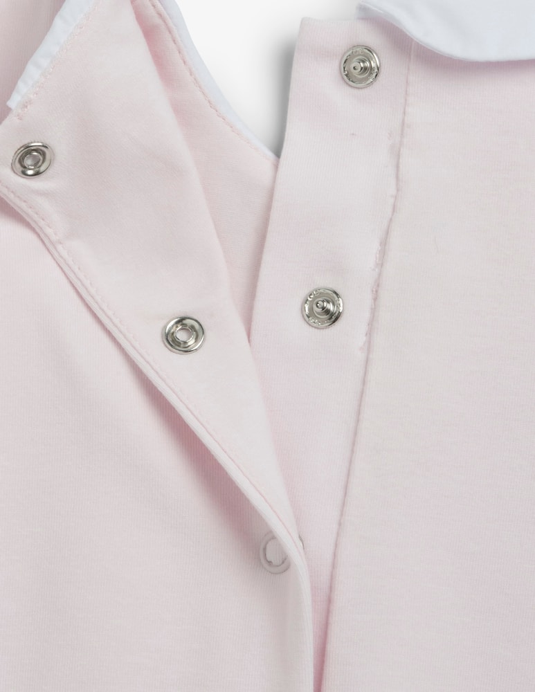 rinascente Chicco Peter Pan collar playsuit