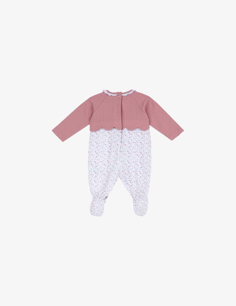 Chicco Floral scallop sleepsuit - picture 2