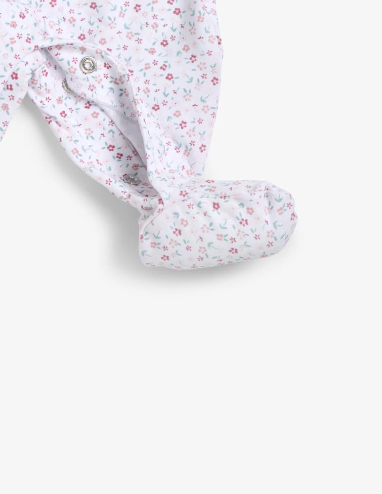 Chicco Floral scallop sleepsuit - picture 5