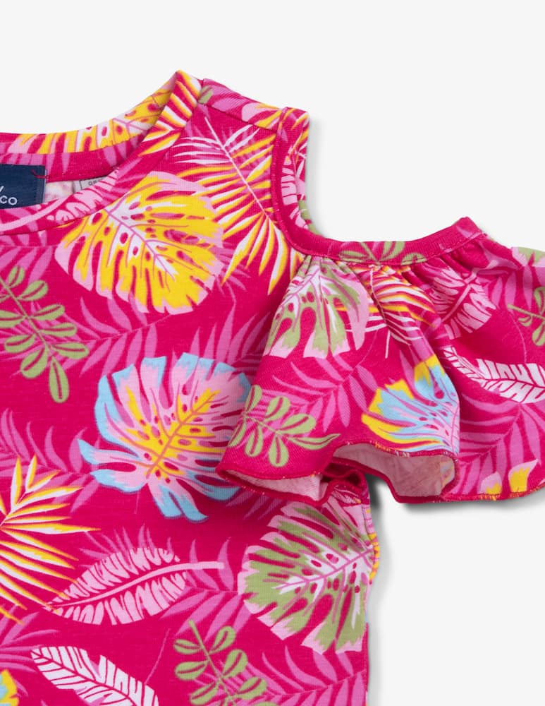 rinascente Chicco Tropical print dress