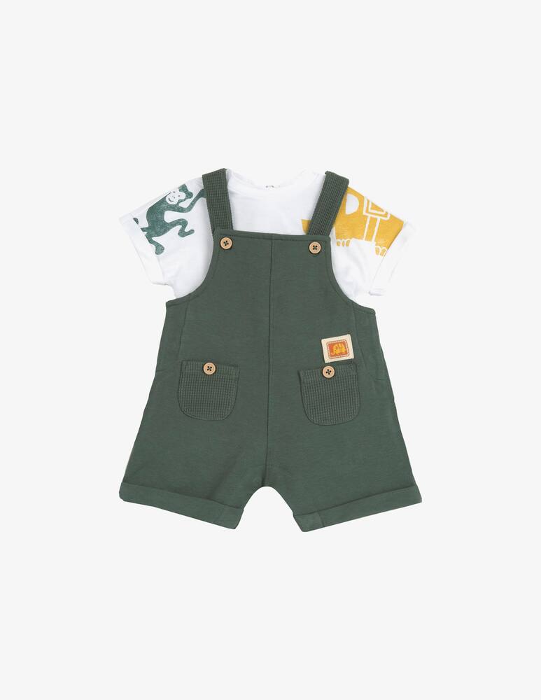 rinascente Chicco Set t-shirt e salopette corta