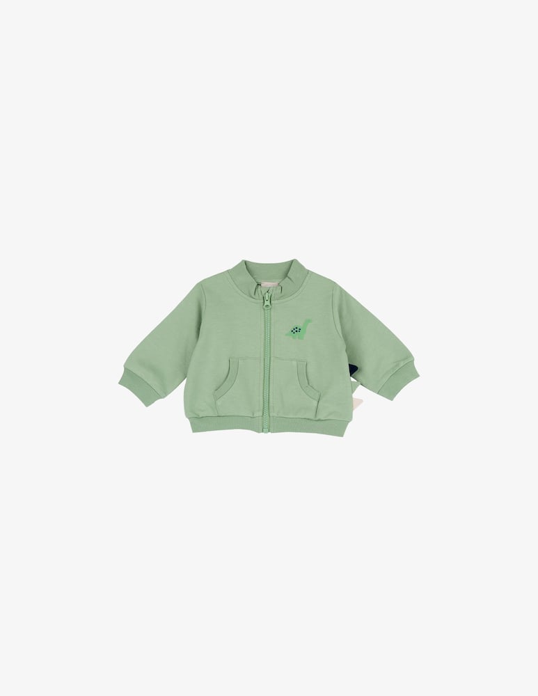 rinascente Chicco Dinosaur zip-up cardigan