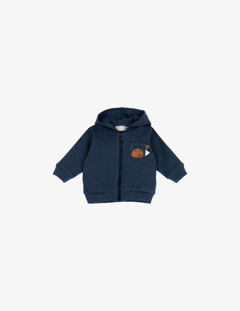 rinascente Chicco Hooded animal cardigan