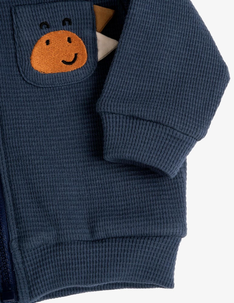 rinascente Chicco Hooded animal cardigan