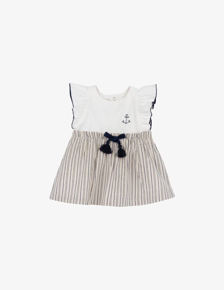 rinascente Chicco Anchor stripe dress