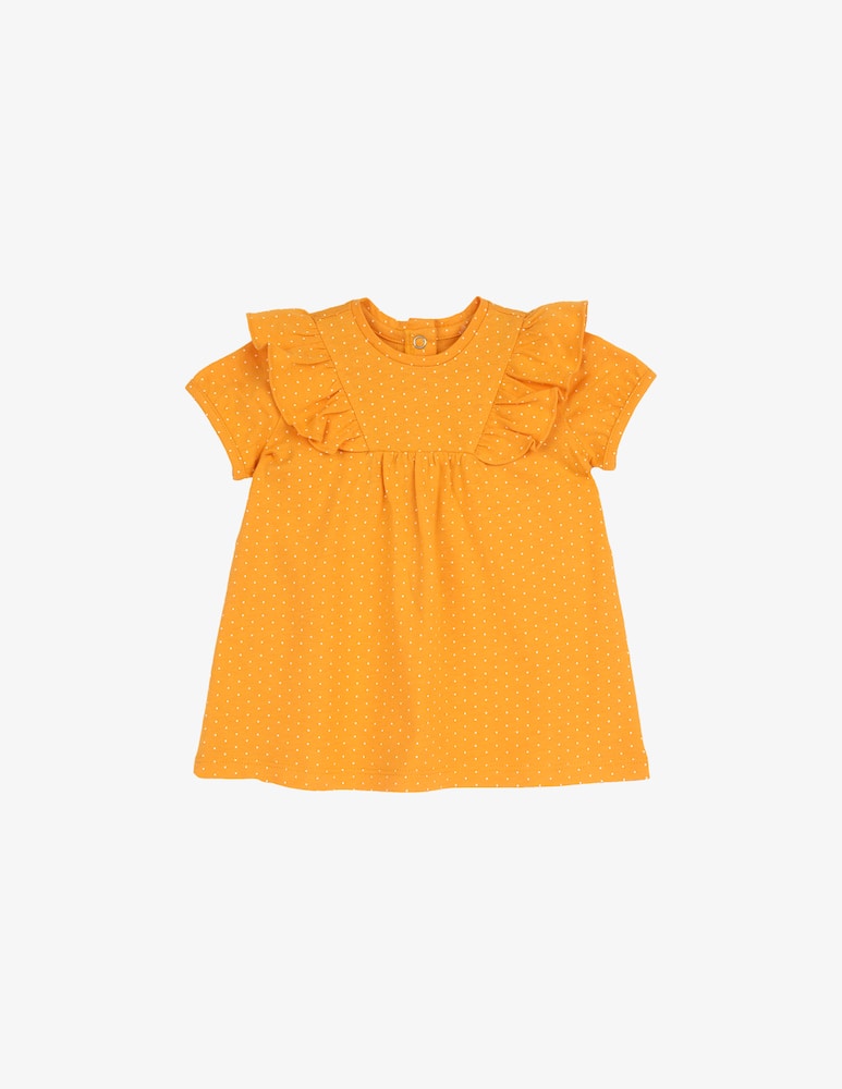 rinascente Chicco Ruffle polka dot dress