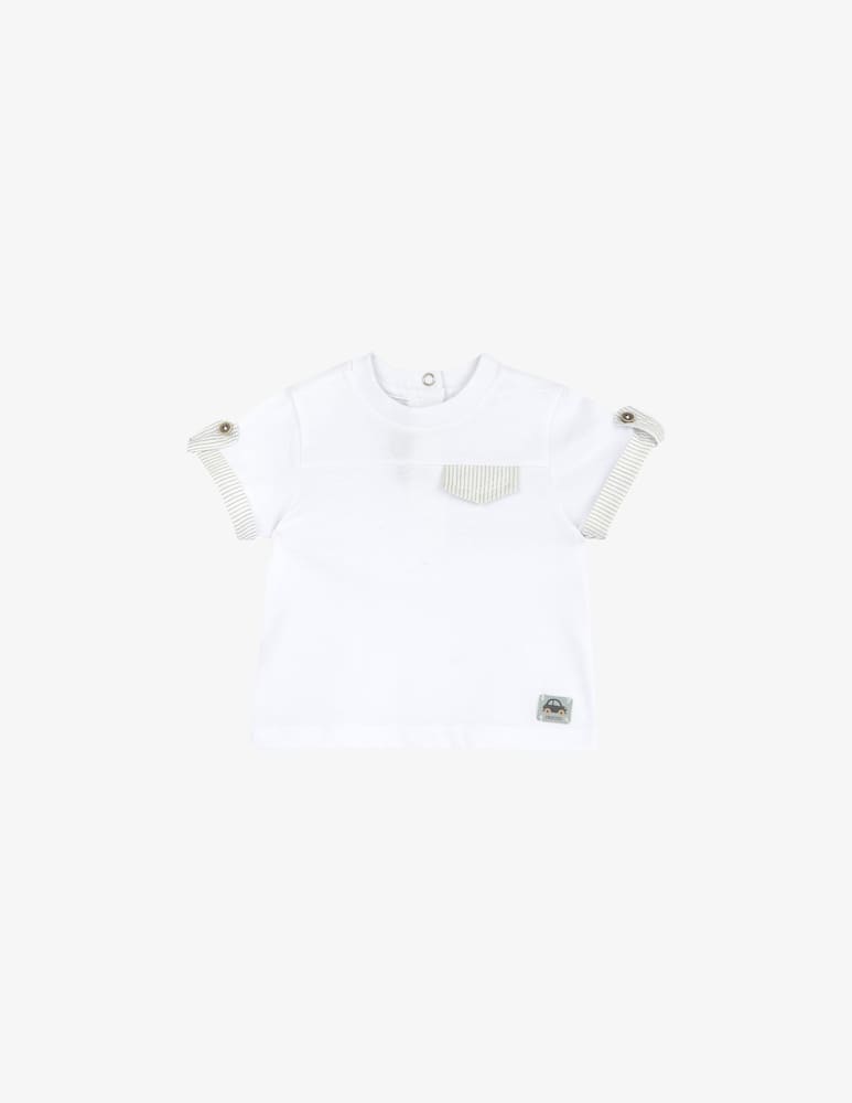 rinascente Chicco T-shirt con taschino rigato