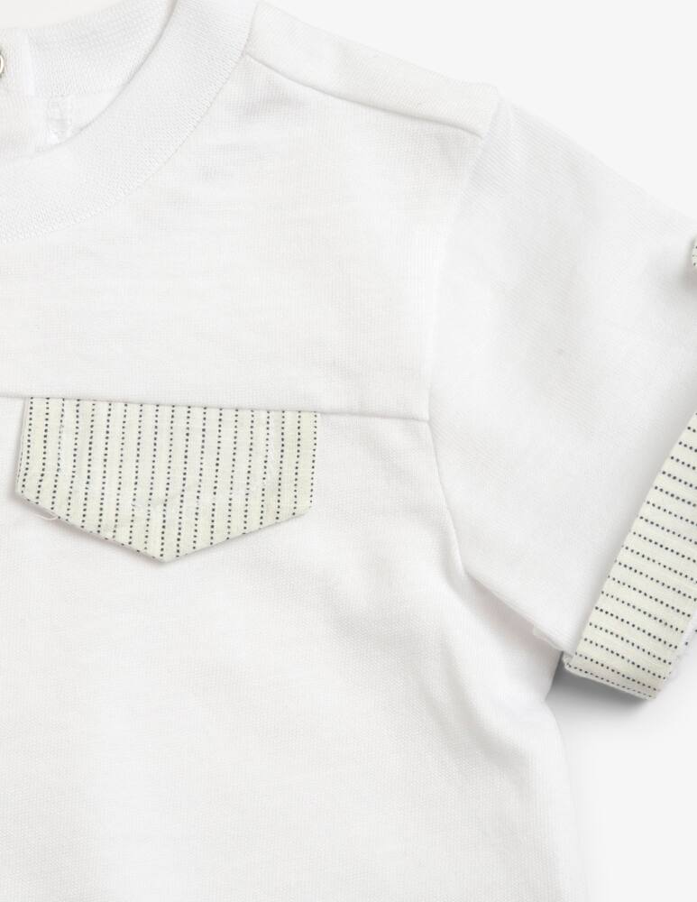 rinascente Chicco T-shirt con taschino rigato