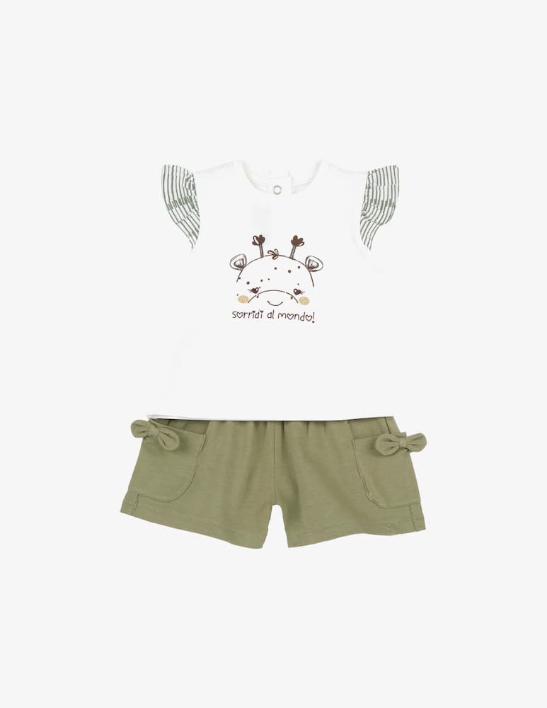 Chicco Set t-shirt e pantaloni corti - immagine 1 Chicco Set t-shirt e pantaloni corti - immagine 1