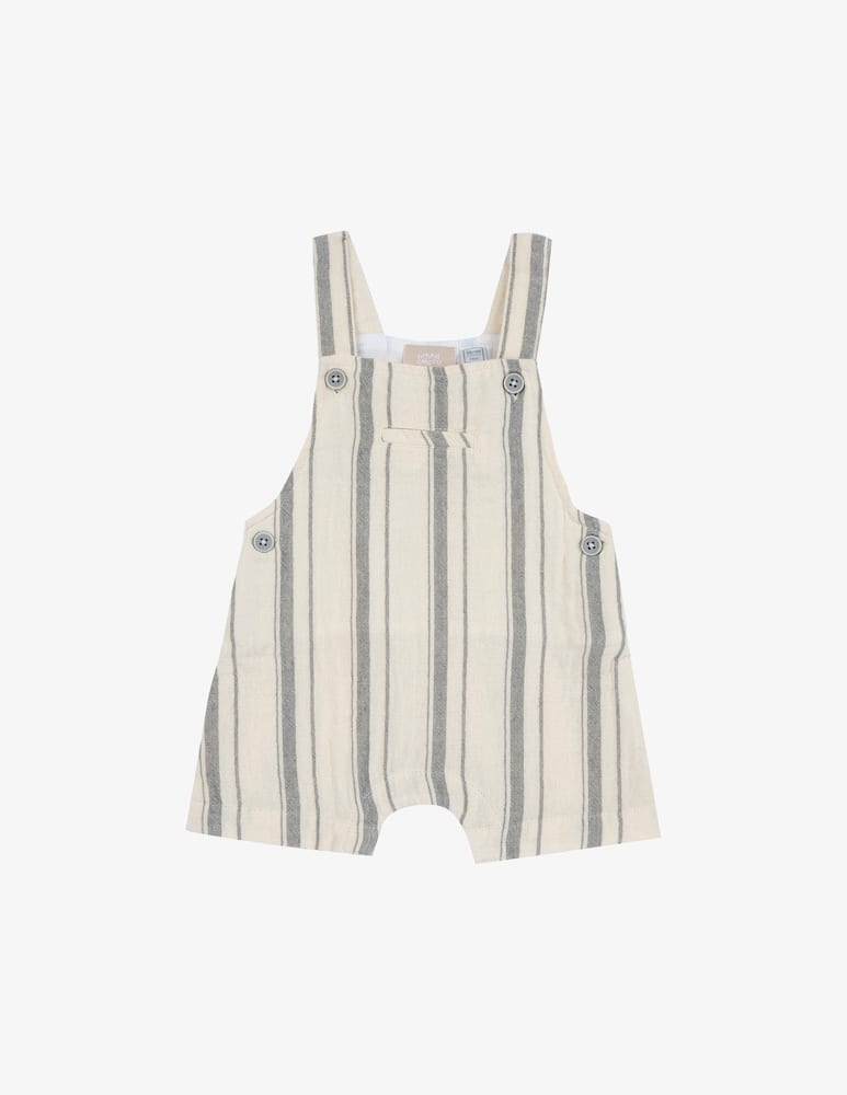 rinascente Chicco Striped short dungarees