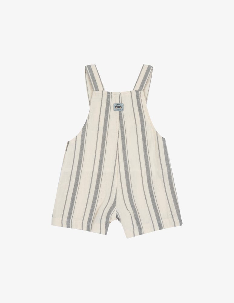rinascente Chicco Striped short dungarees