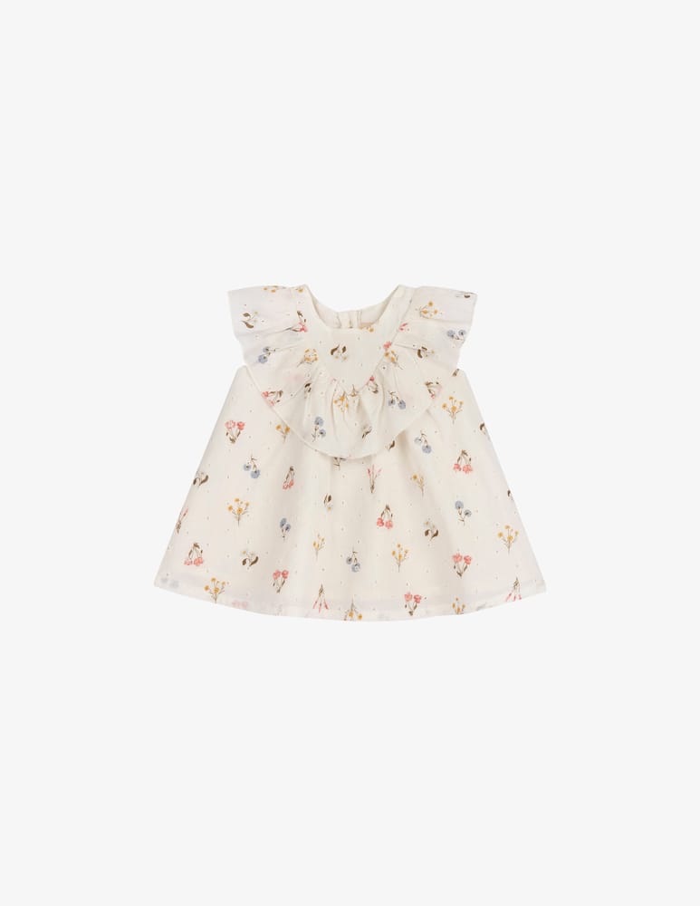 rinascente Chicco Floral ruffle dress