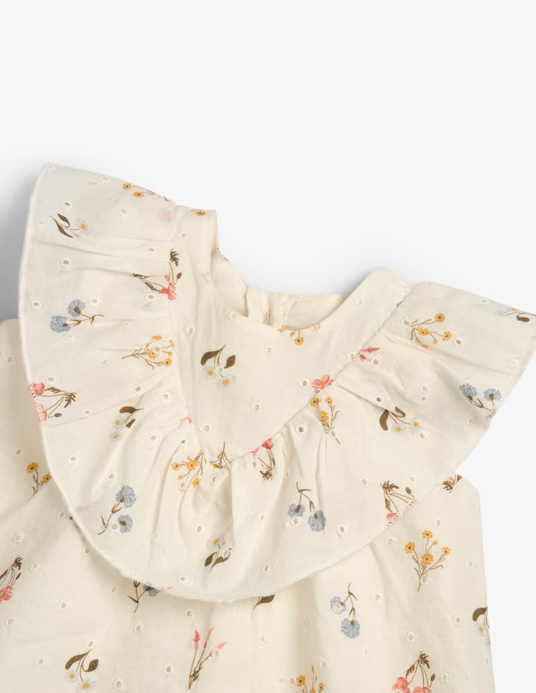 rinascente Chicco Floral ruffle dress