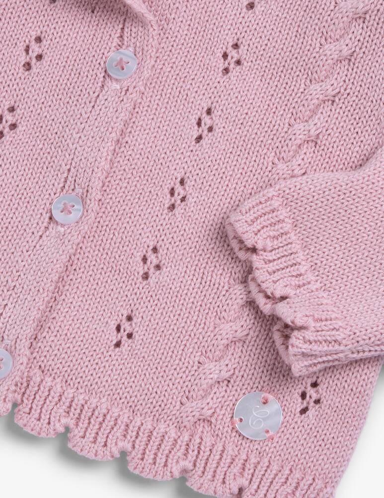 rinascente Chicco Crochet knit cardigan