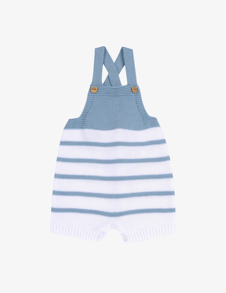 rinascente Chicco Striped knit romper