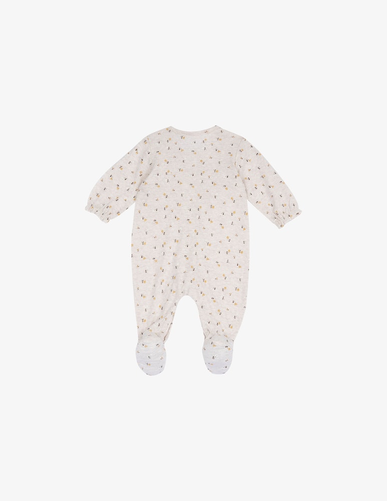 rinascente Chicco Floral ruffle sleepsuit