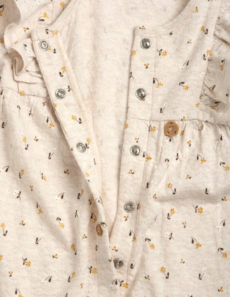 Chicco Floral ruffle sleepsuit - picture 3 Chicco Floral ruffle sleepsuit - picture 3