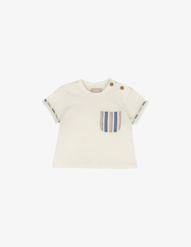 Chicco Striped pocket t-shirt - picture 1 Chicco Striped pocket t-shirt - picture 1