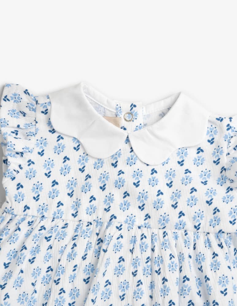 rinascente Chicco Abito a fiori con colletto