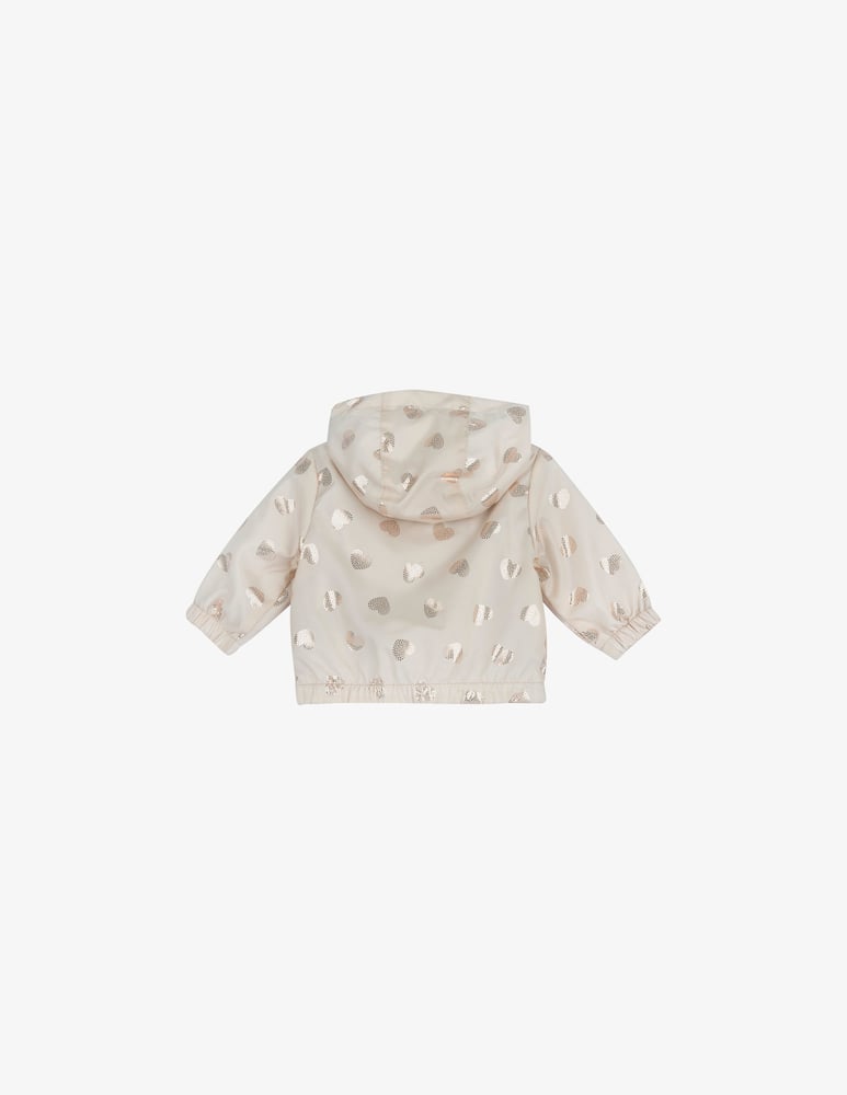 rinascente Chicco Hooded heart print jacket