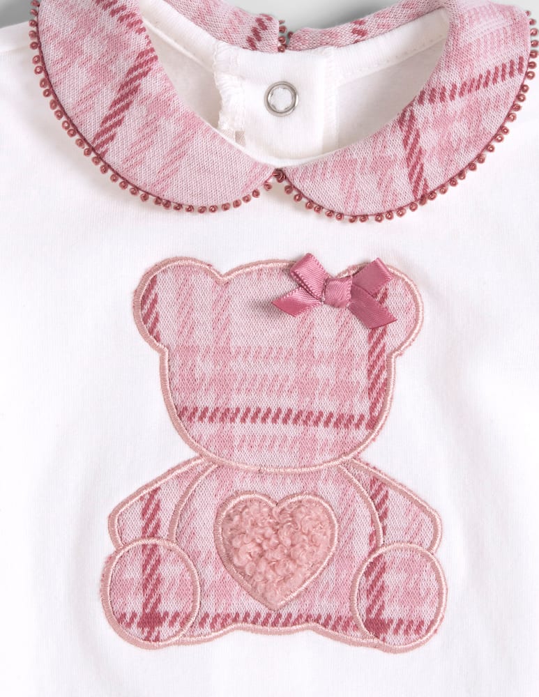 rinascente Chicco Dress with teddy bear applique