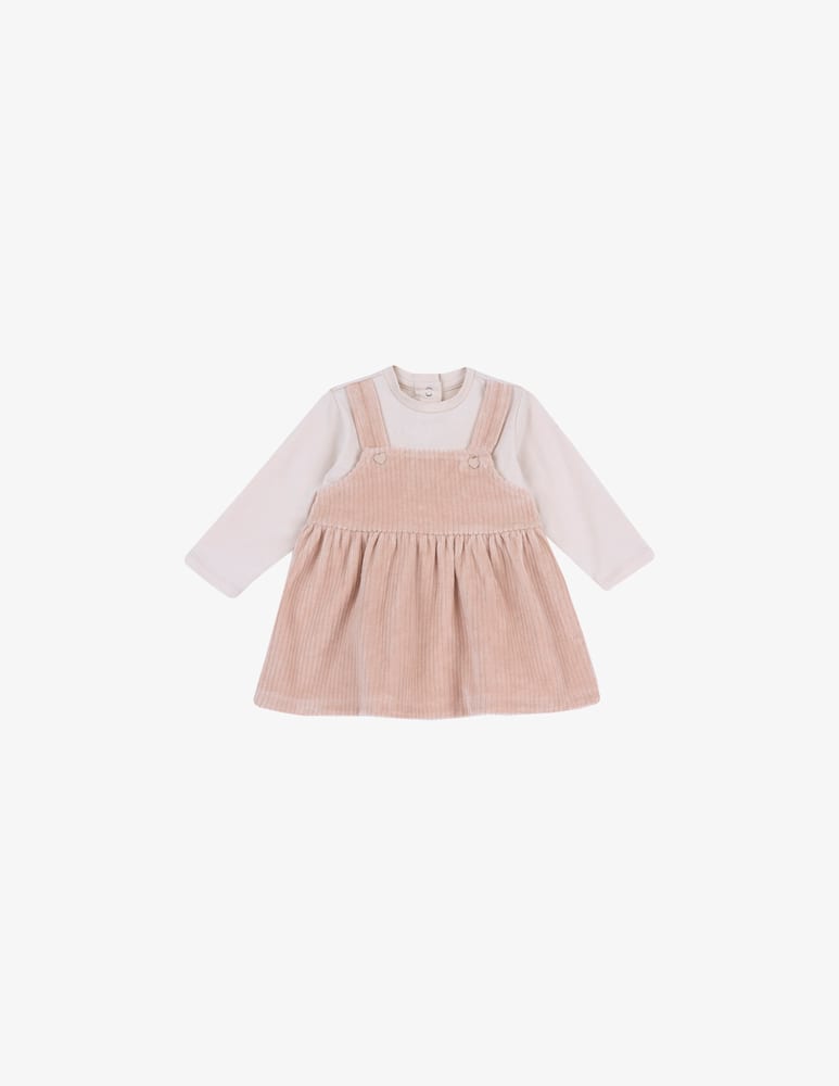 rinascente Chicco Pinafore dress with bodysuit