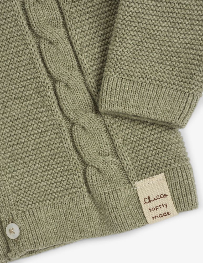 Chicco Cable-knit cardigan - picture 3 Chicco Cable-knit cardigan - picture 3