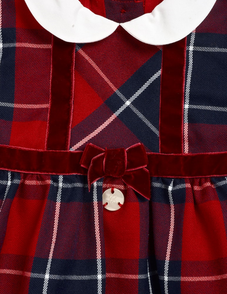Chicco Checked dress with Peter Pan collar - picture 3 Chicco Checked dress with Peter Pan collar - picture 3
