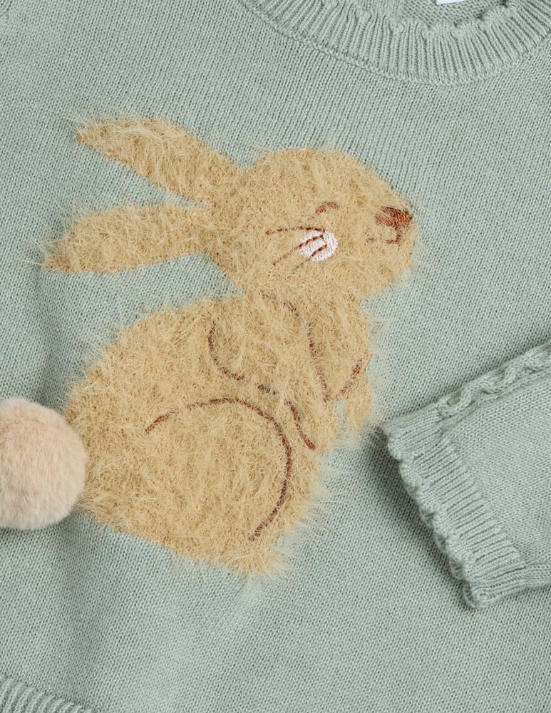 rinascente Chicco Rabbit knitted jumper