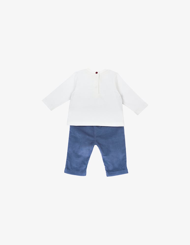 rinascente Chicco T-shirt and trousers set