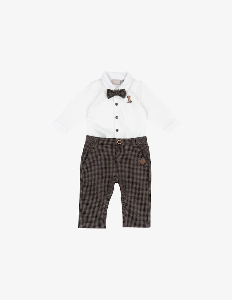 rinascente Chicco Shirt bodysuit and trousers set