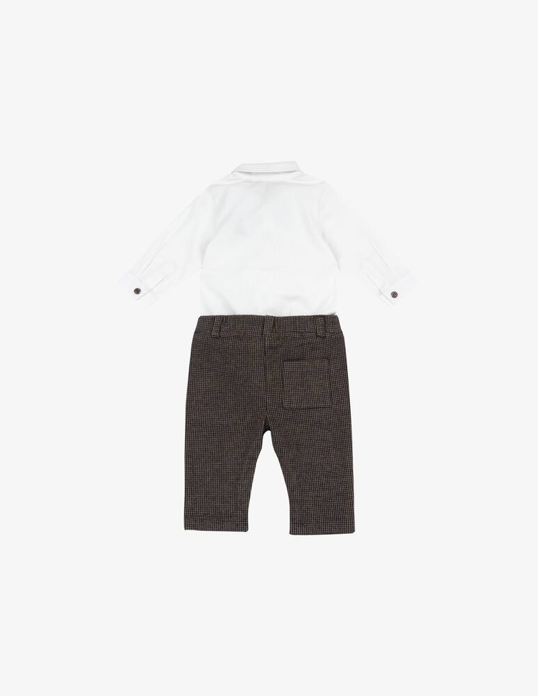 rinascente Chicco Shirt bodysuit and trousers set