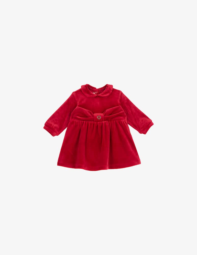 Chicco Velour dress with bow detail - picture 1 Chicco Velour dress with bow detail - picture 1