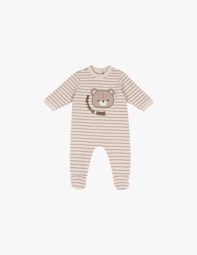 rinascente Chicco Striped bear sleepsuit