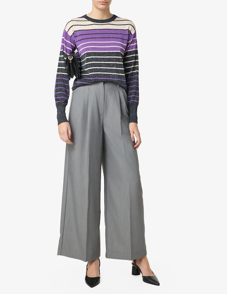 EMME Maglia lurex a righe Sguizzo - immagine 2 EMME Maglia lurex a righe Sguizzo - immagine 2