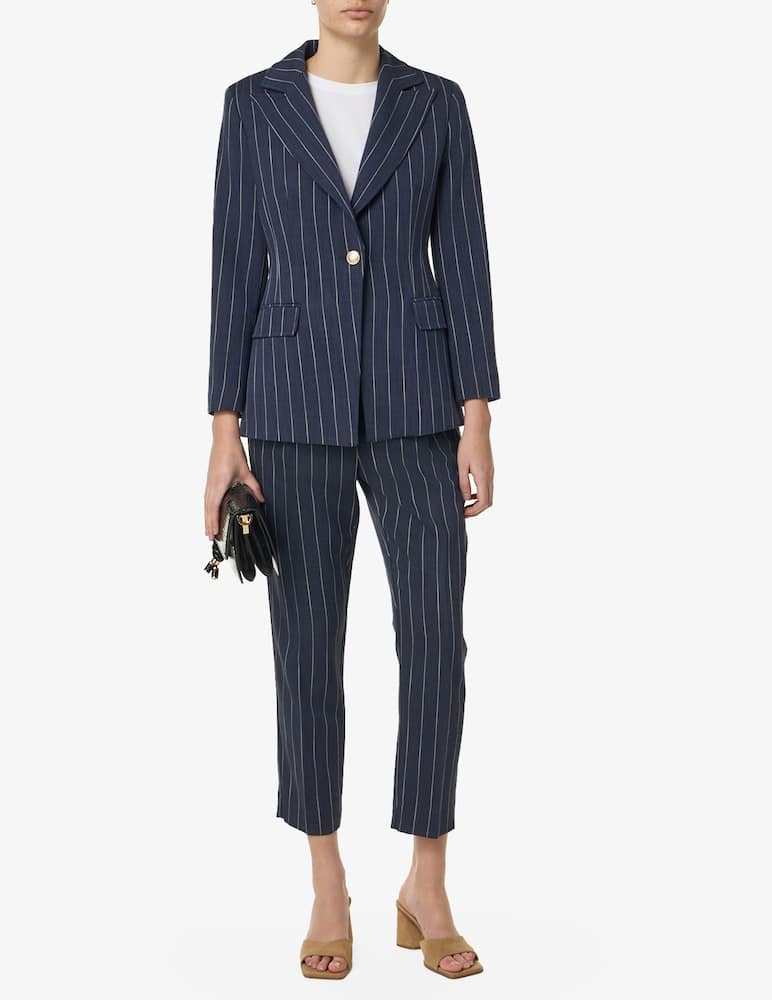 rinascente Marella Giacca monopetto gessata Sacca