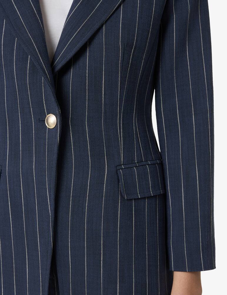 rinascente Marella Giacca monopetto gessata Sacca