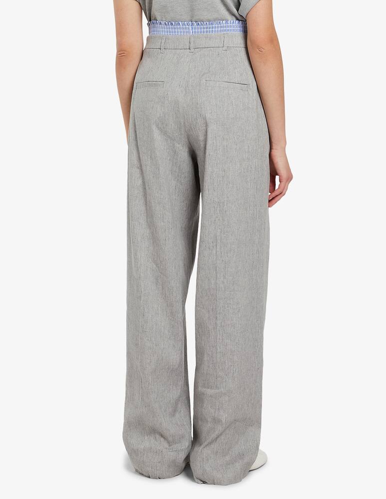 rinascente Marella Palazzo linen trousers
