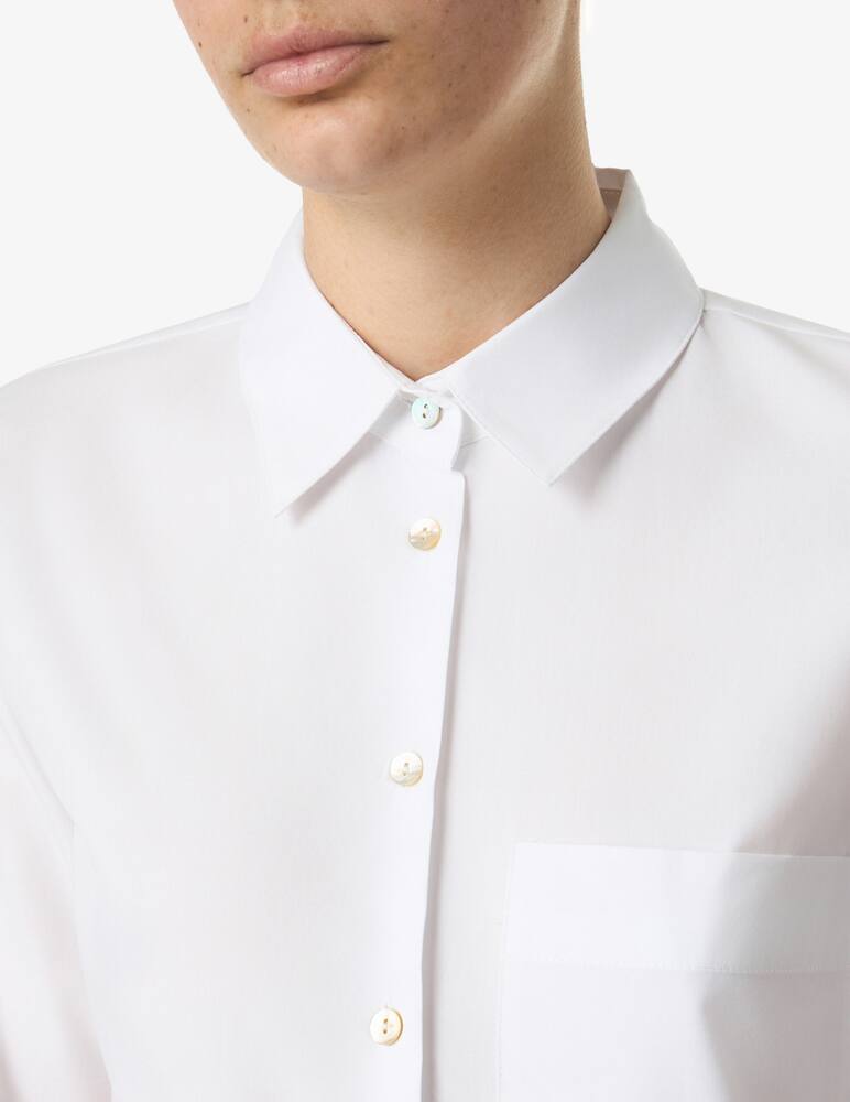 rinascente iBlues Cropped poplin shirt