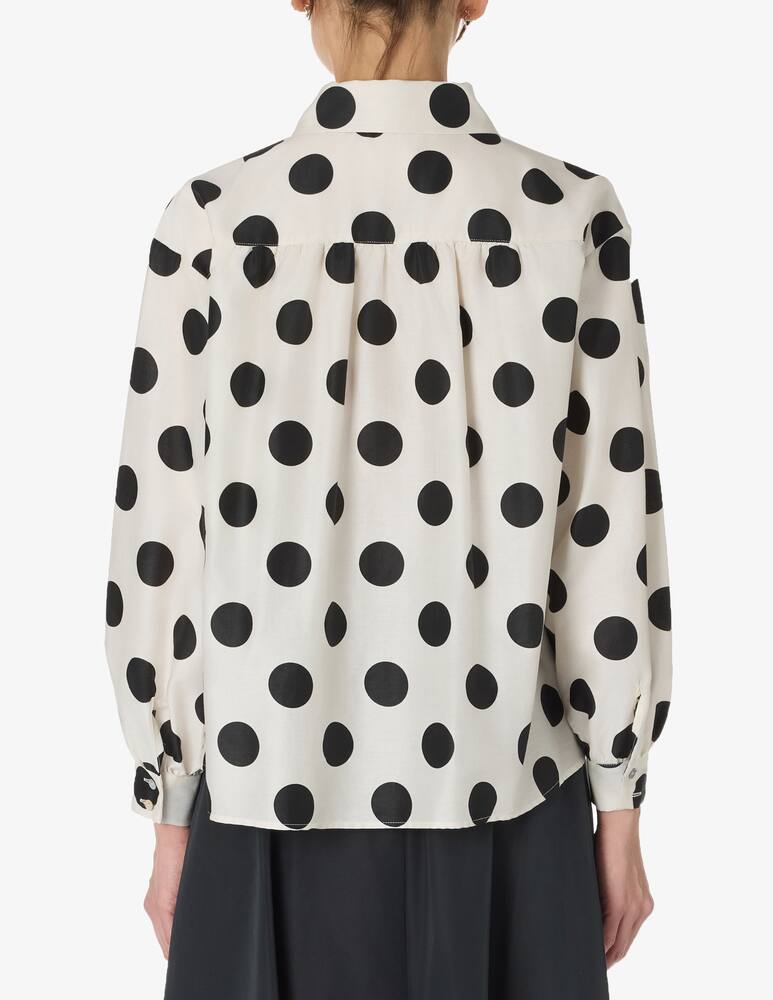 rinascente iBlues Classic polka dot shirt